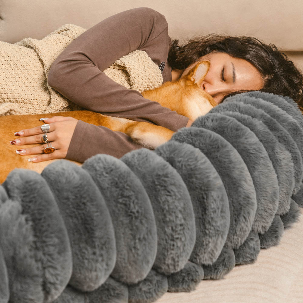 Cama para perros humana clásica, grande y esponjosa Dount - Cuddle Cradle