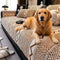 Chenille Art Corrugated Breatable No-Slip Couch Cover Coach