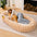 Almohada ortopédica extra grande, suave y esponjosa para perros, Cama Dount con deseño clásico para humanos y mascotas