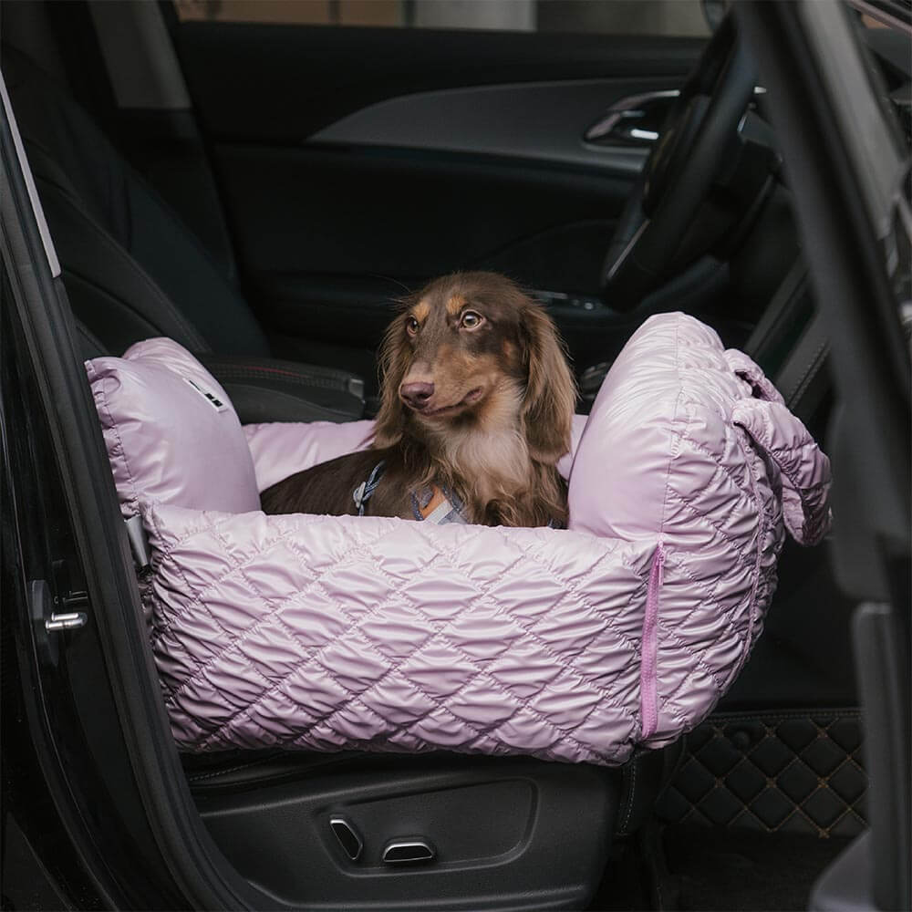 Asiento elevador para coche para perros acolchado de lujo Cloud