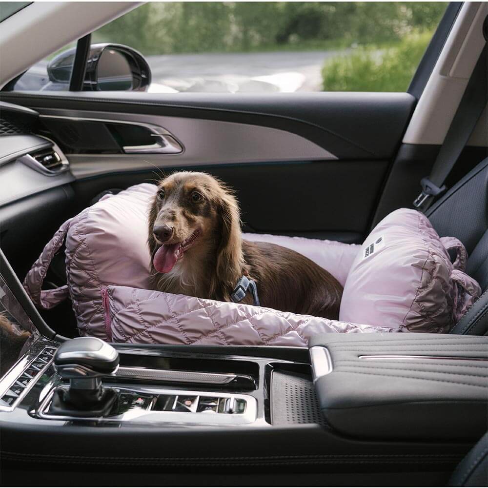 Asiento elevador para coche para perros acolchado de lujo Cloud