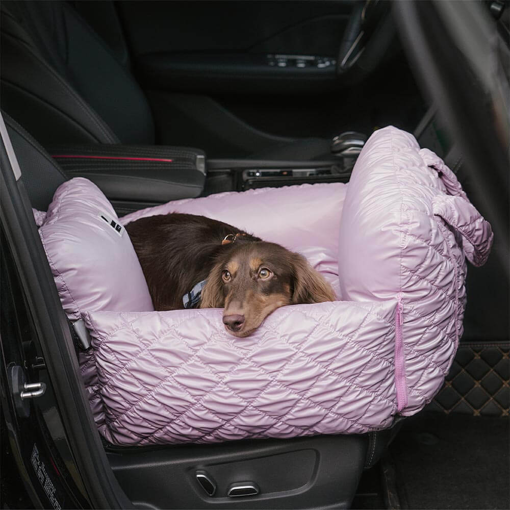 Asiento elevador para coche para perros acolchado de lujo Cloud