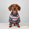 <tc>Color</tc>Suéter de rayas para perro: ropa de invierno acogedora y moderna