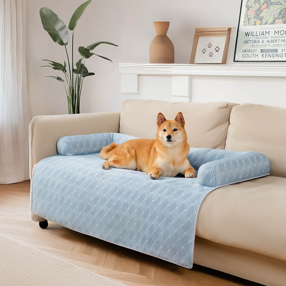 Cubierta de sofá para perros con almohadilla antideslizante y refrigerante - Chill Guard