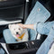 Bolstia de viaje de enfriamiento Seguridad asiento trasero Bed de asiento para perros grande - Rover con frío