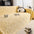 Cream Textured Jacquard Design Sofa Decorative Throw Couch Cover