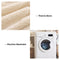 Cream Textured Jacquard Design Sofa Decorative Throw Couch Cover