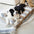 Cama de peluche de lujo de lujo cama para perros con almohada