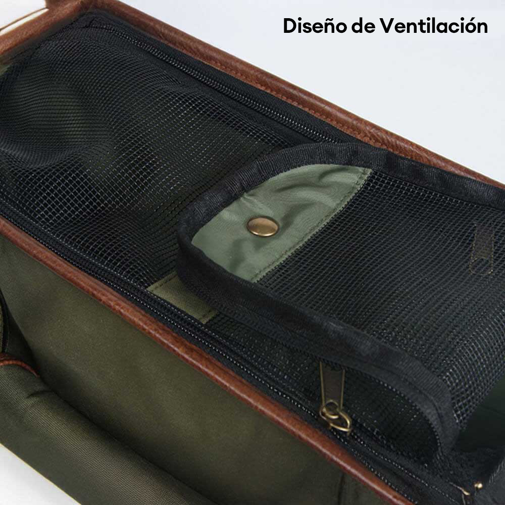 Bolsa de viaje para mascotas multifunción, impermeable, ligera y con colores en contraste