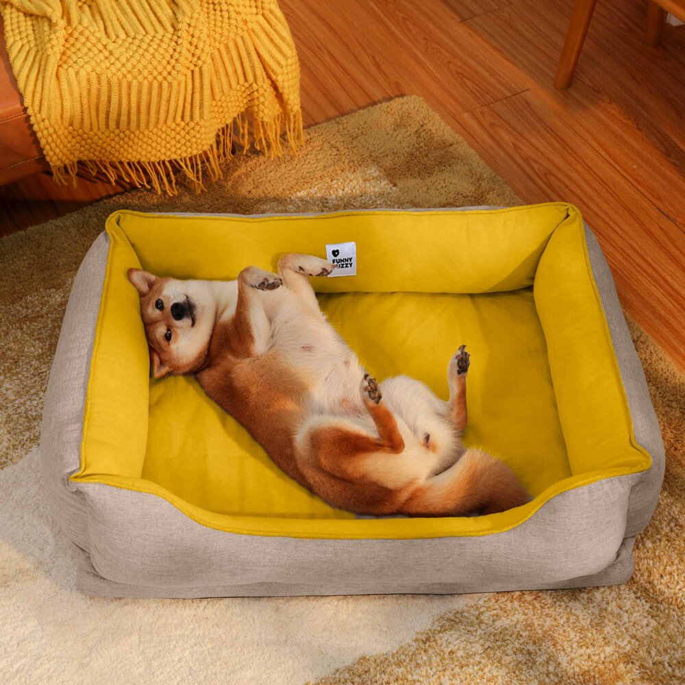 Cama para perros - Funda de cama cuadrada para pan