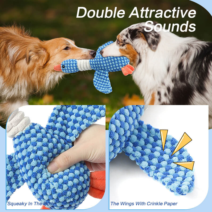 Juguete resistente a mordiscos para perros con squeaker - Pájaro