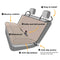 Travel Bolster Seguridad asiento trasero Bed de asiento para perros grandes - salón de ajedrez