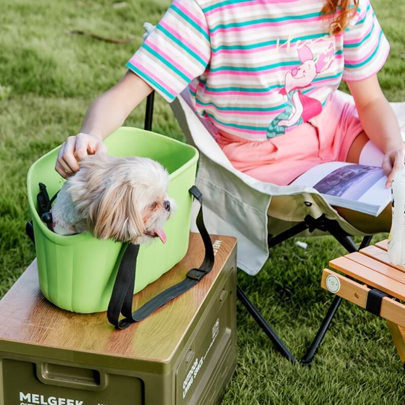 Bolsa de transporte para mascotas de exterior de gran capacidad, ligera, impermeable y de EVA