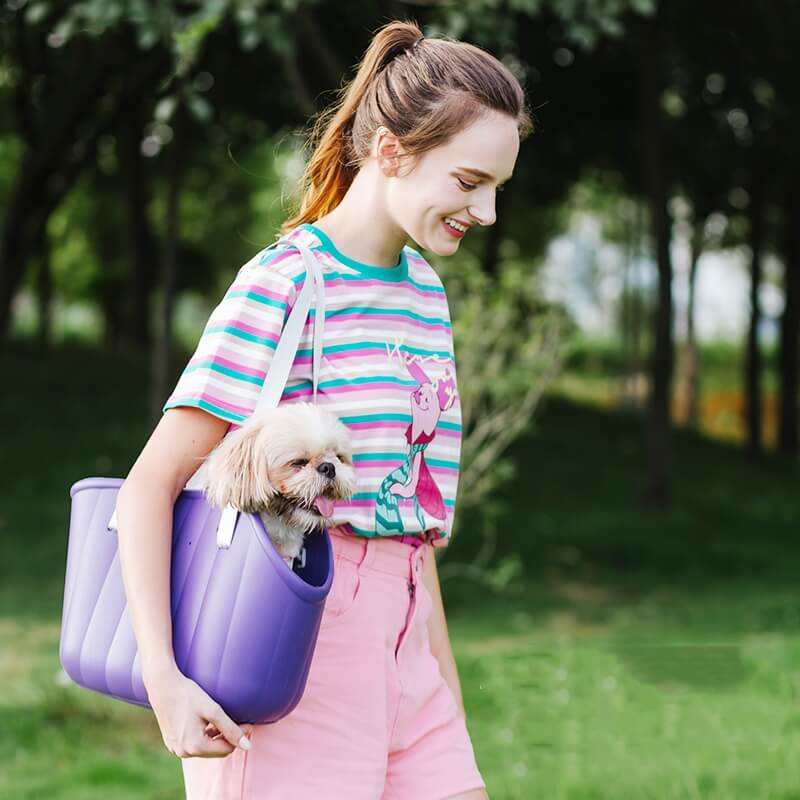 Bolsa de transporte para mascotas de exterior de gran capacidad, ligera, impermeable y de EVA