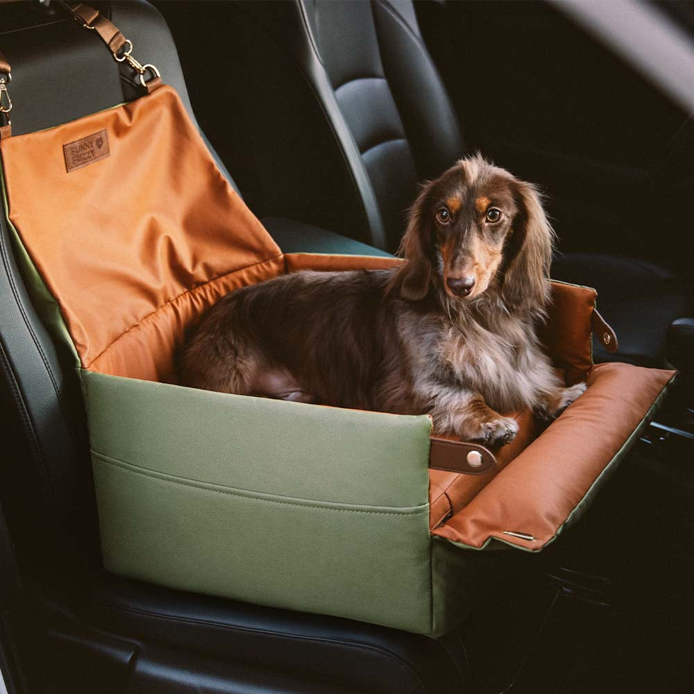 Asiento elevador para coche para perros de lujo con piel sintética elevada - Urban Voyager