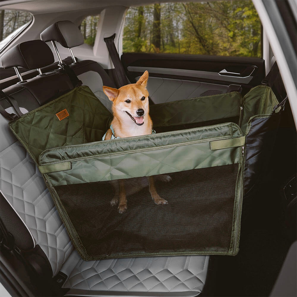 Extensión de asiento trasero para perros móvil para dormitorio extra grande y de cobertura total - Ideal para viajar y acampar