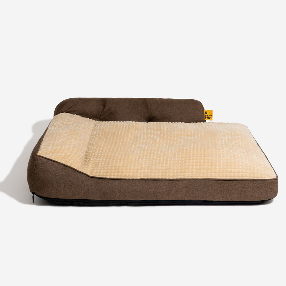 Grand lit d'oreiller lavable et épais pour chat et chien, toutes saisons