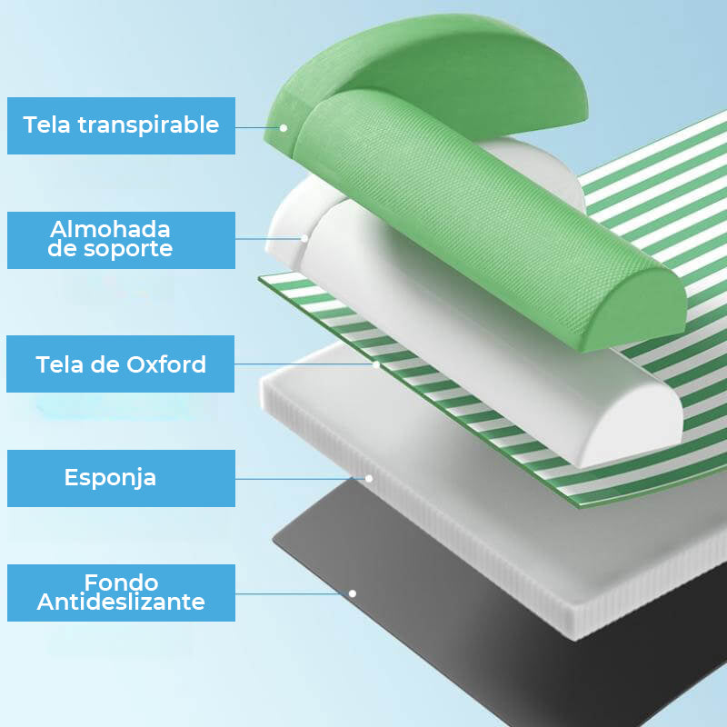 Cama Lounger a Rayas Impermeable para Perros Grandes con Tecnología de Enfriamiento