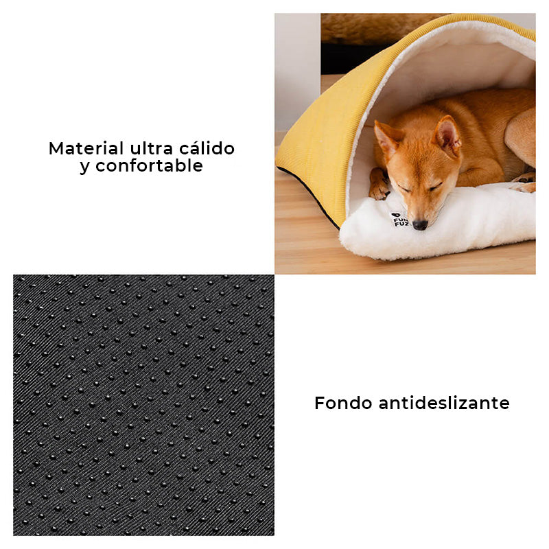 Saco de dormir para cachorros extremadamente suave y peludo cama para perros