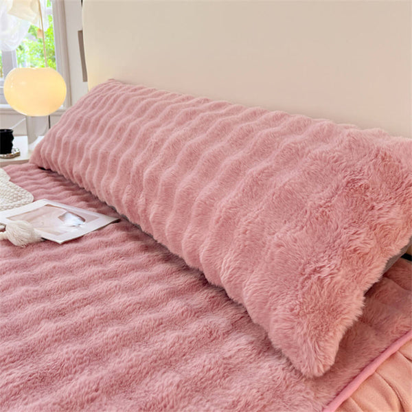 Almohada de cabecera de descanso extendida de Fur Fur Fur de Bubble Faux
