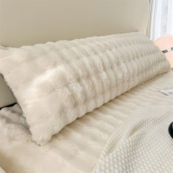 Almohada de cabecera de descanso extendida de Fur Fur Fur de Bubble Faux
