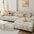 Sofá de tela chenille Emerald Wilderness, decoración, funda Coucu resistente a rasguños