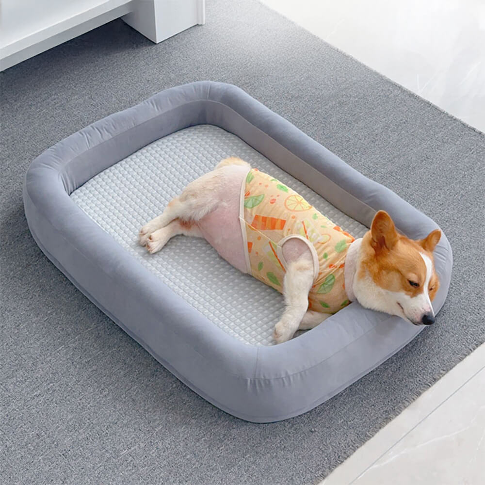 Cama ortopédica lavable y funcional para perros y gatos