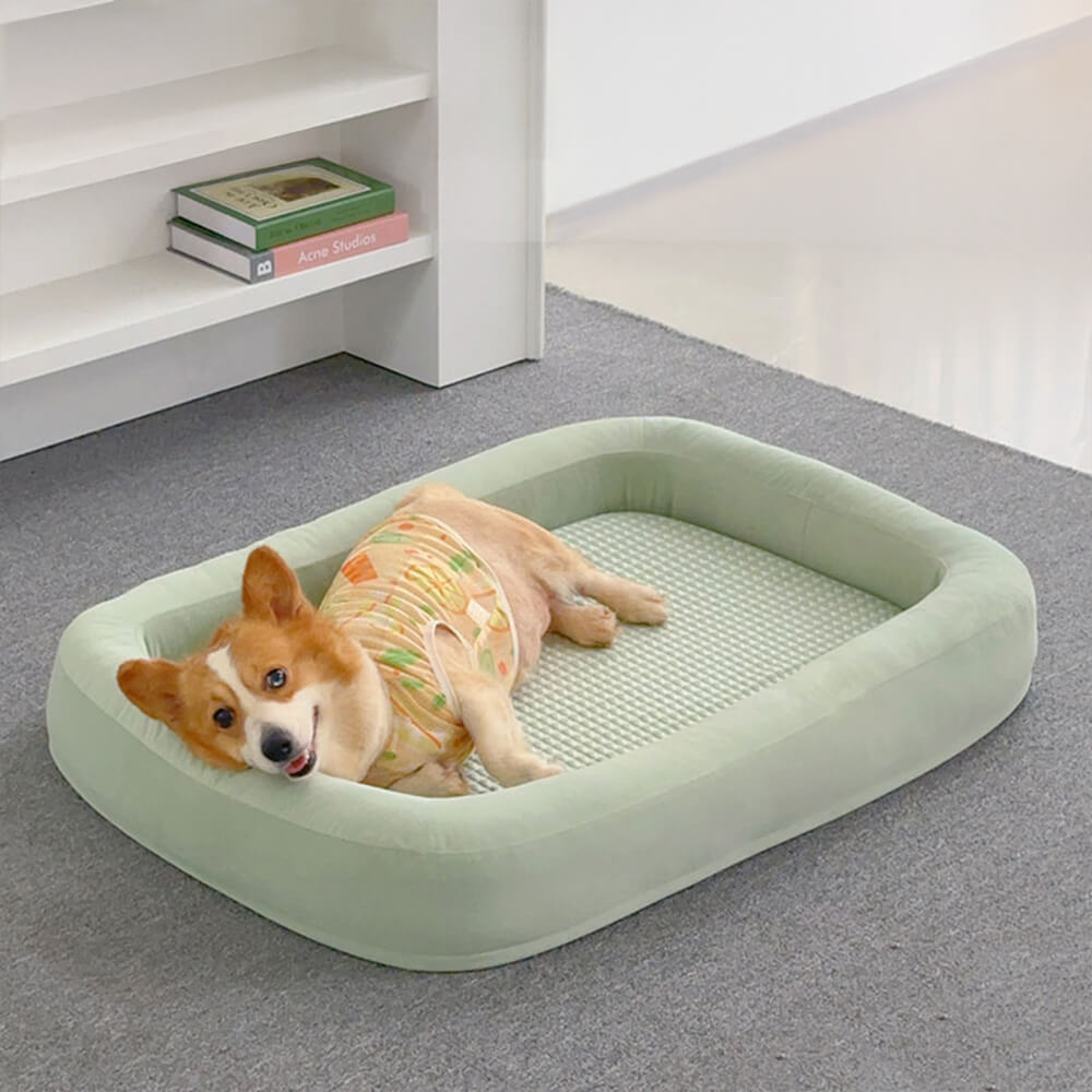 Cama ortopédica lavable y funcional para perros y gatos