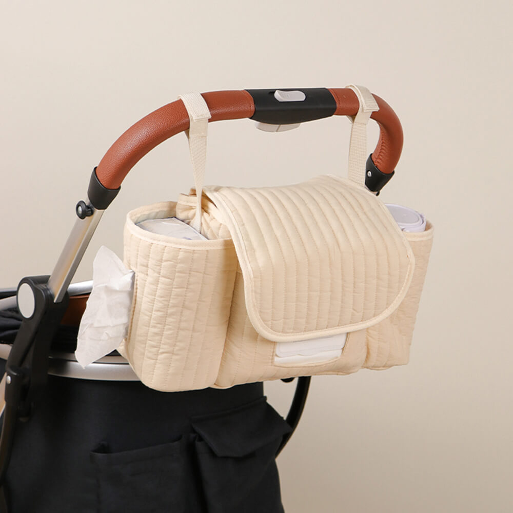 Organizador de Bolsas para cochecitos de Mascotas y Bebés de Gran Capacidad – Almacenamiento Colgante Versátil