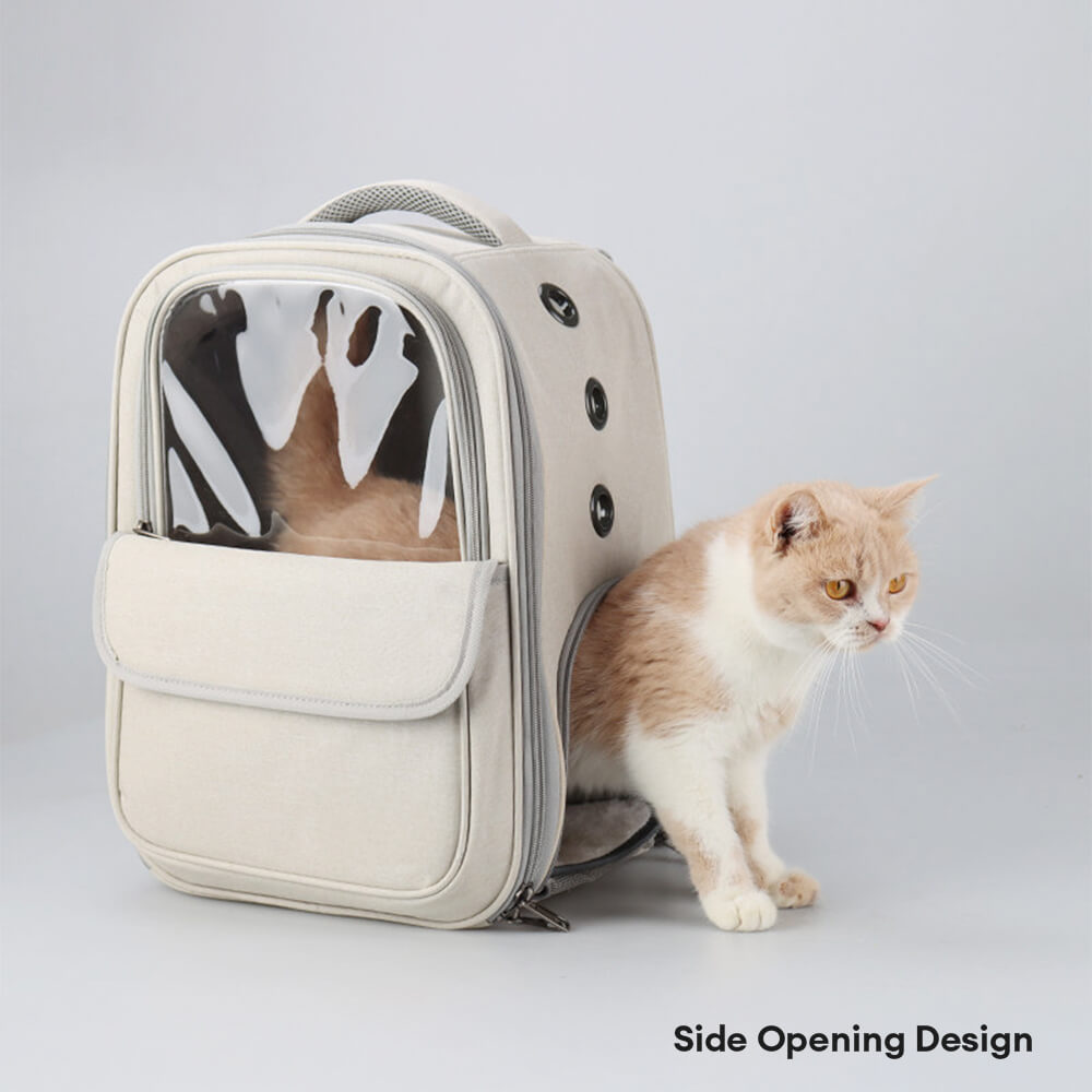 Mochila para mascotas transpirable, liviana y plegable, transportín para gatos