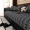 Cubierta moderna de Herringbone Chenille Chenille anti-scratch sin deslizamiento