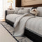 Cubierta moderna de Herringbone Chenille Chenille anti-scratch sin deslizamiento