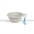 Tazón de comida y agua para perros portátil, plegable y expandible de silicona