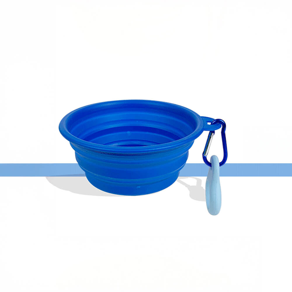 Comedero portátil de silicona plegable y expandible para perros & Cuencos de agua