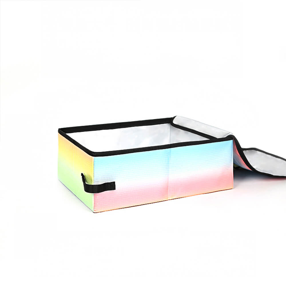 Caja de arena plegable portátil a prueba de agua de aluminio para gatos