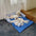 Cama para perros y gatos con relleno de microfibra y lazo de princesa romántica