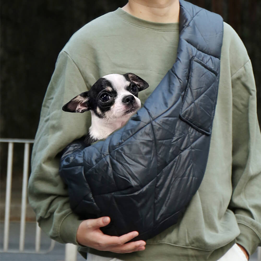 Bolsa de transporte para perros y gatos para exteriores, cómoda, suave y cálida, segura