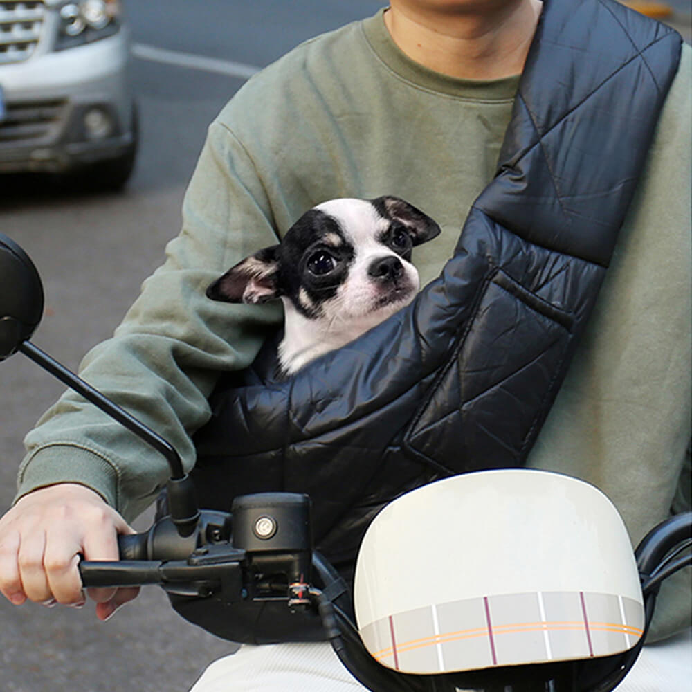 Bolsa de transporte para perros y gatos para exteriores, cómoda, suave y cálida, segura