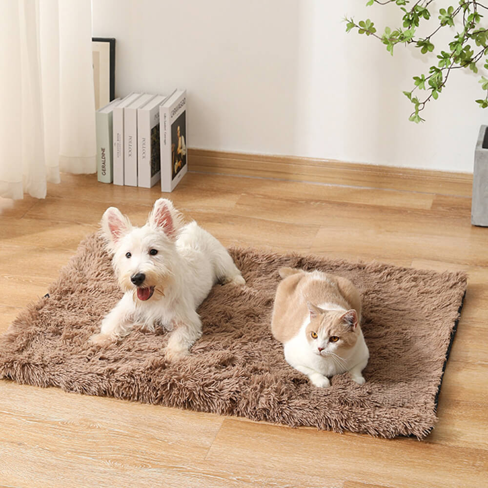 Alfombra suave y esponjosa para perros y gatos, antideslizante