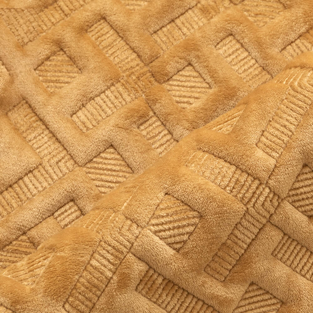 Alfombra decorativa con textura tejida de felpa suave para el hogar