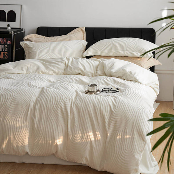 Softet de lámina de camisa de terciopelo minimalista elegante con textura suave