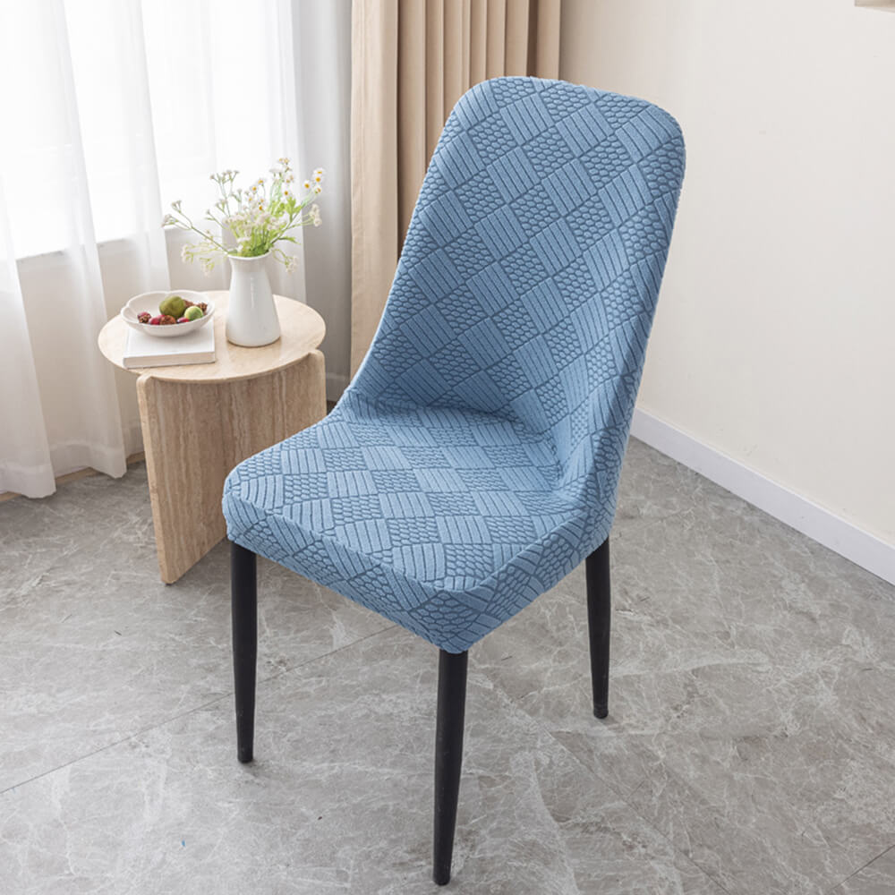 Funda de silla de comedor de jacquard elástico removible y lavable para silla Parson