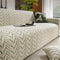 Patrón de oído de trigo texturizado Jacquard Fleece Magic Couch Couch