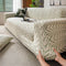 Patrón de oído de trigo texturizado Jacquard Fleece Magic Couch Couch