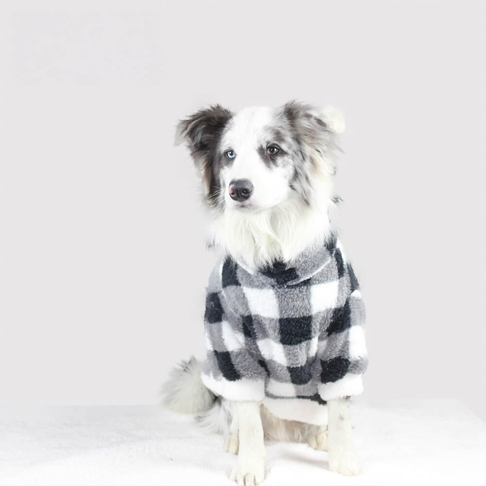 Pijama para perros de polar de doble cara ultra suave y cálido