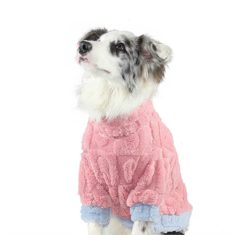 Pijama para perros de polar de doble cara ultra suave y cálido