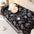 Funda de sofá de jacquard de chenilla floral botánico vintage