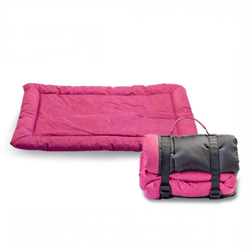 Estera de mascotas plegable y resistente al agua estilo utilitario para exteriores, para auto y camping
