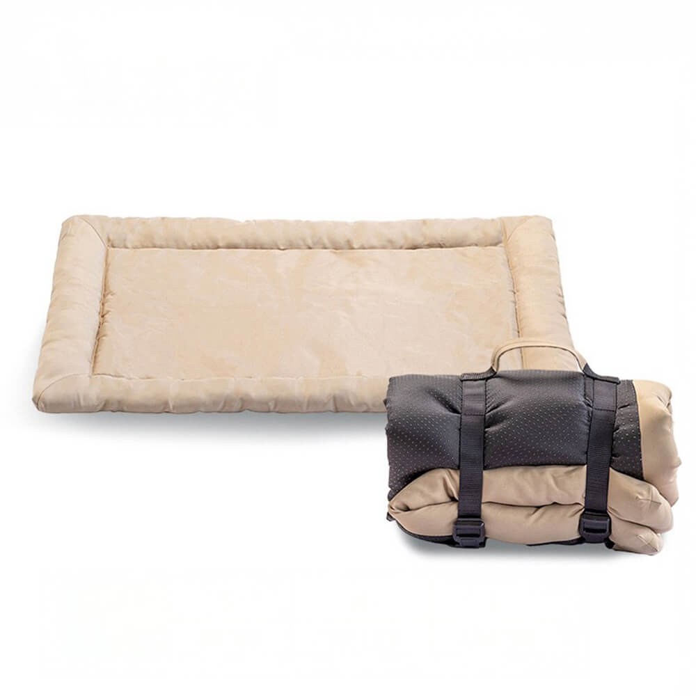 Estera de mascotas plegable y resistente al agua estilo utilitario para exteriores, para auto y camping