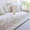 Chenille Romantic Botanical Design Comfortable Couch Cover